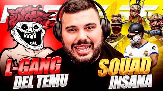 RETO A LGANG DEL TEMU 1 VS 4 SQUAD 👹 Y NO CREERAS LO QUE PASO  😱 SUPERA EL NIVEL DEL REAL  👀🤔 [upl. by Steddman]