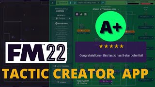 FM22  Create your PERFECT Tactic with this Web App  RATEMYTACTIC [upl. by Ahsirtap]