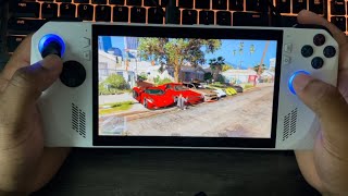 ASUS Rog Ally  GTA Real Car Mod 1090p 60fps  This is Amazing [upl. by Burdelle]