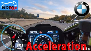 BMW M1000RR 2022  ACCELERATION  GPS measured [upl. by Bianka279]