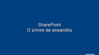 SharePoint  Prezentare funcționalități generale 1 [upl. by Stinson]