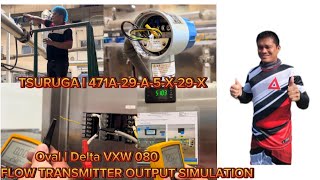 Flow Transmitter with Indicator  Oval Delta VXW 080  Tsuruga 471A29  Tagalog Tutorial [upl. by Laenahtan]