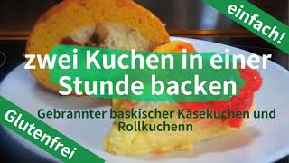 Zwei verschiedene Kuchen backen in einer Stunde [upl. by Eiduam994]