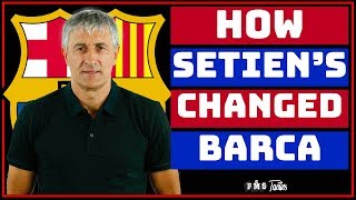 Quique Setiens Barcelona Tactics  Has Setien Improved Barcelona  Setiens Barca Tactics [upl. by Yuu108]