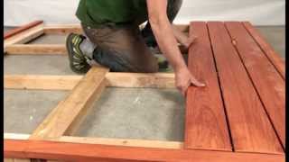 Fixation invisible pour terrasse en bois  JURAFIX [upl. by Acissj]