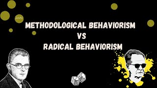 Methodological Behaviorism VS Radical Behaviorism [upl. by Minne]