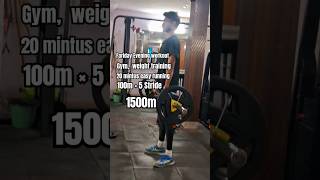 1500m 800m gym gymworkout strenght strengthandconditioning athlete strengthtraining army [upl. by Bubb820]