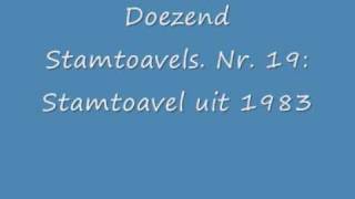 Doezend Stamtoavels Nr 19 Stamtoavel uit 1983 [upl. by Ellsworth984]