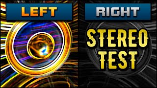 LEFT amp RIGHT Channel TEST ⭐ MONO amp STEREO Test [upl. by Ky]