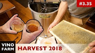 Honey Harvest 2018  Our First Extractor [upl. by Young]