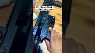 Normal Recoil Shock vs M System Recoil Shock MP5 vs 416 [upl. by Airotnes907]