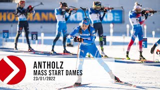 MASS START DAMES  ANTHOLZ 2022 [upl. by Romola]