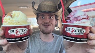 Bruster’s Southern Banana Pudding Ice Cream and Mixed Berry Cheesecake Ice Cream Review [upl. by Clercq]