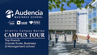 Represented By Galaxy Educational Consultants  Audencia Business School Campus Tour studyabroadyt [upl. by Ahsinad]