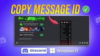 How to Copy Message ID on Discord on PC  Get Discord Message IDs [upl. by Akselav]