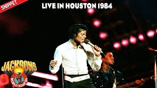 The Jacksons  Heartbreak Hotel Live In Houston 1984  Snippet  Victory Tour [upl. by Gabriel]