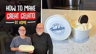 SECRETS REVEALED HOW TO MAKE GREAT GELATO AT HOME [upl. by Neelyhtak]