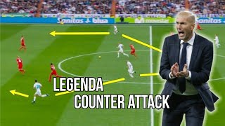 Real Madrid Zinedine Zidane  Legenda Counter Attack 2018 [upl. by Jaela]