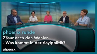 phoenixRunde Zäsur nach den Wahlen  Was kommt in der Asylpolitik [upl. by Akinna]