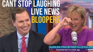 News Reporters Cant Stop Laughing Bloopers [upl. by Gnal]