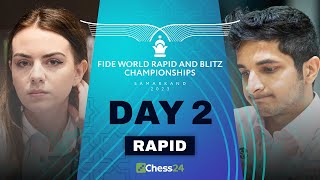 Will Magnus Salimova Arjun amp Vidit Hold Their Lead  FIDE World Rapid Championship 2023 Rds 69 [upl. by Orecic178]