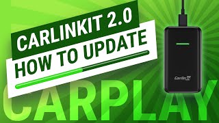 How to update CarPlay CarLinkit 20 dongle to the latest firmware [upl. by Heman728]