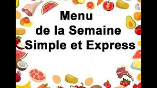 menus de la semaine présentation de lassiette 🍅 [upl. by Chip]