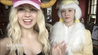 Kawaii Cosplay Ice Skating Party 2017 Vlog [upl. by Leahcimnhoj]