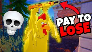 The Giant Chicken Gameplay In Fortnite PAY 2 LOSE Skin 💀  FULL REVIEW [upl. by Casper]