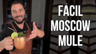 Cómo preparar un Moscow Mule Fácil y Delicioso  Coctel Rápido [upl. by Ahsiat393]