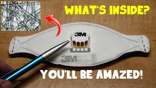 Whats Inside 3M N95 Respirator Face Masks Find out [upl. by Eiddal]