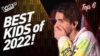 BEST Blind Auditions of The Voice Kids 2022  TOP 6 [upl. by Loise]