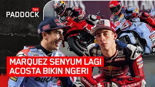 MARQUEZ SENYUM LAGI ACOSTA BIKIN NGERI QatarGP [upl. by Gerick]