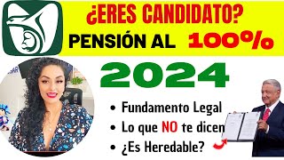 Pensiones Ley 97 al 100 ¿Real Y requisitos para 2024 [upl. by Tamsky134]