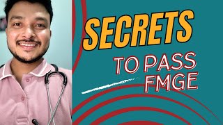 Secrets to pass FMGE  FMGE December  aquiqur rahman  mbbs mbbsstudent college fmge fmge2024 [upl. by Llerrah612]