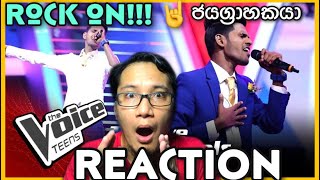 Hashen Dulanjana  Tiken Tika ටිකෙන් ටික  The Voice Teens Sri Lanka Semi Finals REACTION [upl. by Atisor]