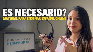 ✅MATERIAL PARA ENSEÑAR ESPAÑOL ONLINE A EXTRANJEROS  Aprende a enseñar español a extranjeros [upl. by Ecyaj]