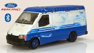 Ford Transit model odlewany 1986 renowacja Przeróbka sterowanie bluetooth [upl. by Wycoff980]