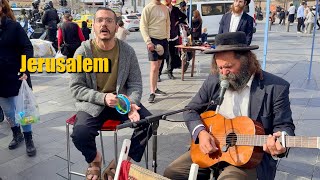 The situation in Jerusalem 8 march 2024 Mahane Yehuda market Great Synagogue and Paris square [upl. by Venterea]