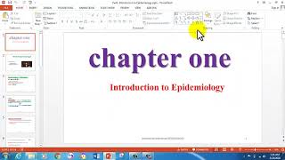 Chapter one introduction to epidemiology [upl. by Sivrat]