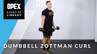 Dumbbell Zottman Curl  OPEX Exercise Library [upl. by Arukas]