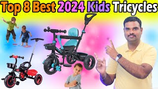 ✅ Top 8 Best Kids Tricycle In India 2024 With Price Stroller Tricycle Review amp Comparison [upl. by Adnirolc]