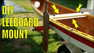 DIY Leeboard Brace for a Sailing Canoe or Small Boat  Breakaway type [upl. by Childs]