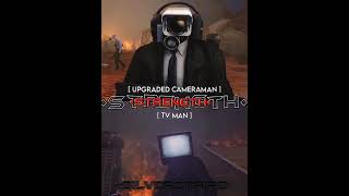 Upgraded Cameraman VS TV Man  TV Man Treat Cameraman Like Trash edit capcut skibiditoilet uwu [upl. by Lyckman]