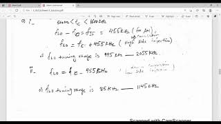 Problems on Superheterodyne Receiver [upl. by Ahsakat891]