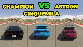 CHAMPION vs CINQUEMILA vs ASTRON  Speed Test  GTA 5 Online [upl. by Akzseinga133]