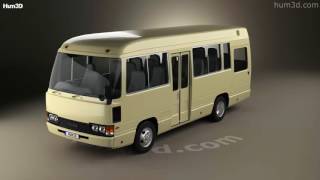 Toyota Coaster bus 1983 3D model by 3DModelsorg [upl. by Doralynne]