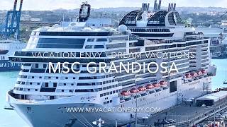 MSC Grandiosa Ship and Suite Tour 1080p [upl. by Atnauq]