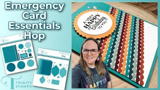 New MUSTHAVE Card Making Dies Emergency Card Essentials Hop amp Giveaway TrinityStamps sassysllc [upl. by Beitris]