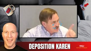 Mike Lindell Releases More Lumpy Pillow Outburst Deposition Footage [upl. by Halvaard]